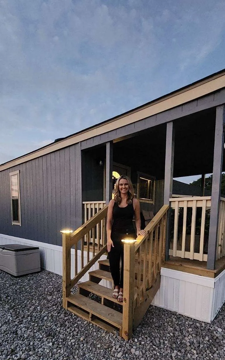 Tiny home porch